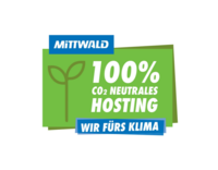 Mittwald Klimaneutrales Webhosting