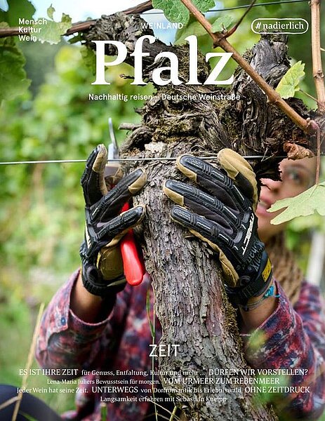 Titel Magazin Weinland Pfalz Deutsche Weinstraße "Zeit"